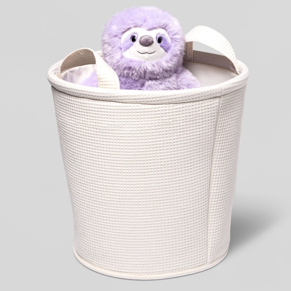Pillowfort Large Waffle Storage Basket